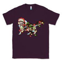 Plum christmas christmas maine coon cat cat Classic Tee - LillyAllenDesigns