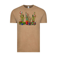 Vintage Coffee Christmas Cactus Vintage Tee - LillyAllenDesigns