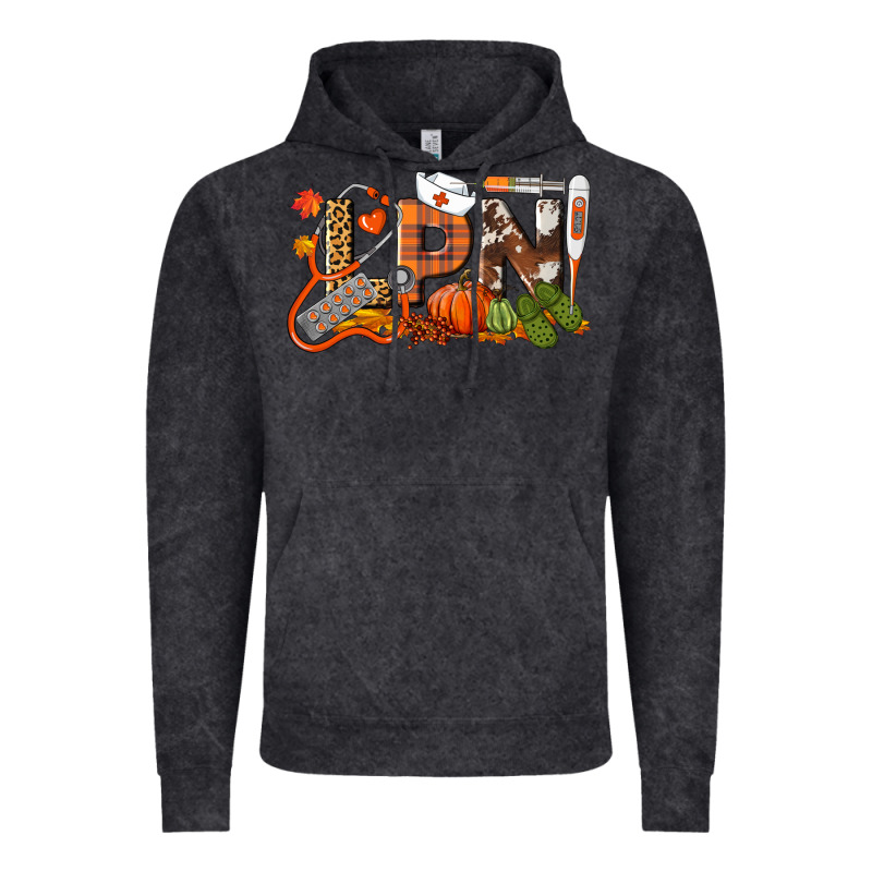 Fall Lpn Licensed Practical Nurse Vintage Hoodie by LillyAllenDesigns | Teevron