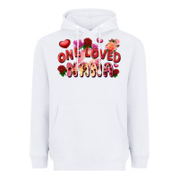 White one loved nana Heavyweight Hoodie - FaDigitalArtStudio