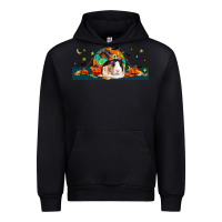 Black Halloween Guinea Pig Urban Hoodie - LillyAllenDesigns