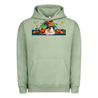 Pigment Oil Green Halloween Guinea Pig Urban Hoodie - LillyAllenDesigns