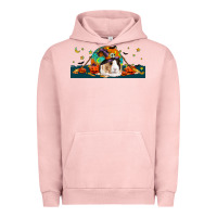 Pigment Salmon Halloween Guinea Pig Urban Hoodie - LillyAllenDesigns