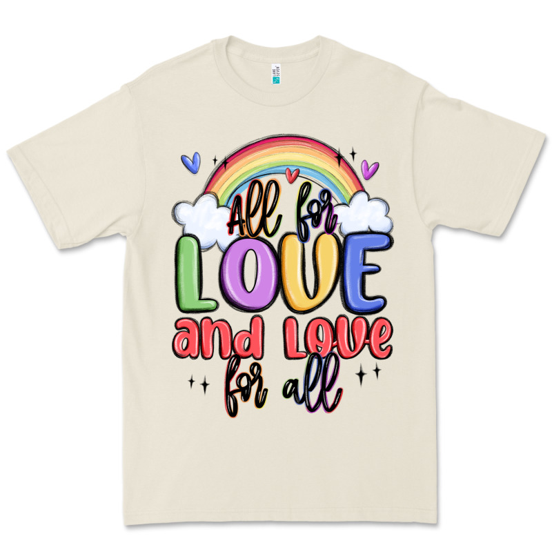 All For Love And Love For All Premium Tee by MaliasSmallBusiness | Teevron