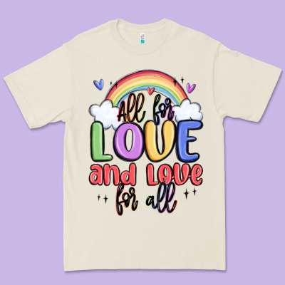 All For Love And Love For All Premium Tee Designed By Maliassmallbusiness