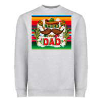 Heather Grey nacho average dad father's day Heavyweight Sweatshirt - TumblerDesignByShophia