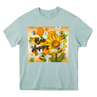 Arona bee happy Heavy Core Tee - MaliasSmallBusiness