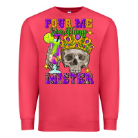 Cardinal skull pour me something mister Premium Sweatshirt - FaDigitalArtStudio