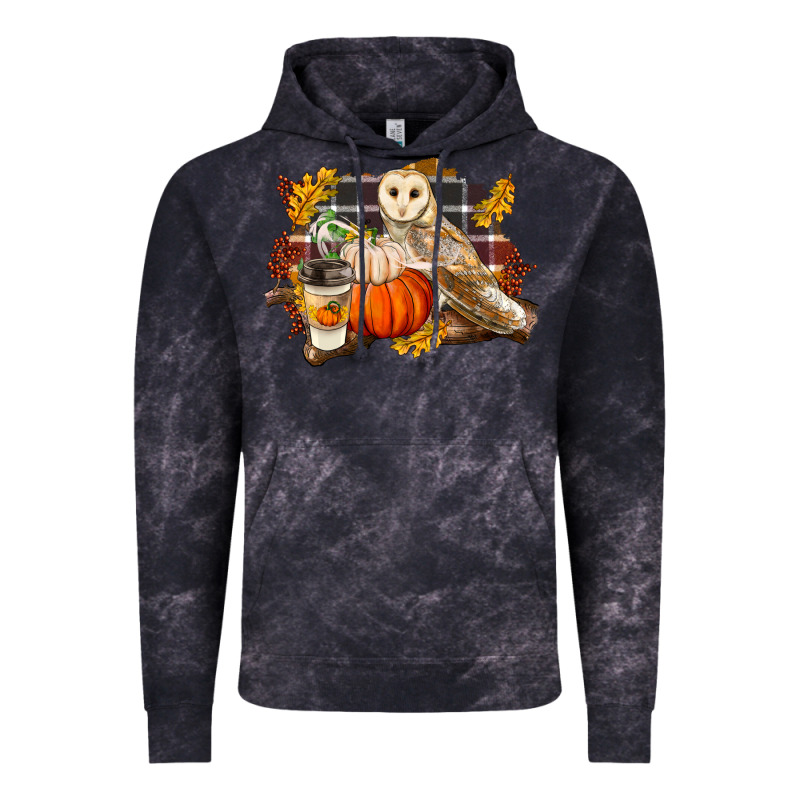 Fall Barn Owl Vintage Hoodie by LillyAllenDesigns | Teevron