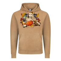 Vintage Camel Fall Barn Owl Vintage Hoodie - LillyAllenDesigns