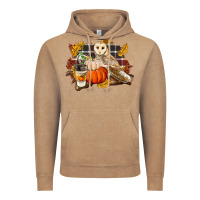 Vintage Coffee Fall Barn Owl Vintage Hoodie - LillyAllenDesigns