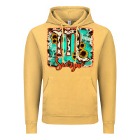 Vintage Mustard Scorpio turquoise cowhide Vintage Hoodie - RanaPortraitStore
