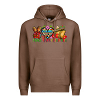 Chestnut Peace love cinco de mayo Premium Hoodie - FaDigitalArtStudio
