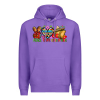 Purple Peace love cinco de mayo Premium Hoodie - FaDigitalArtStudio
