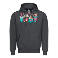 Smoke mom fuel coffee cups Zipper Hoodie - OliviaCreatesArt
