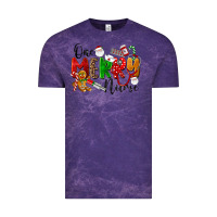 Cloud Purple One Merry Nurse Vintage Tee - LillyAllenDesigns