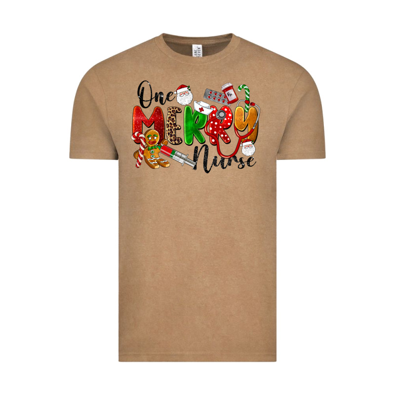 One Merry Nurse Vintage Tee by LillyAllenDesigns | Teevron