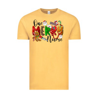 Vintage Mustard One Merry Nurse Vintage Tee - LillyAllenDesigns