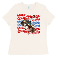 Bone make america cowboy again Ladies Tee - MaliasSmallBusiness