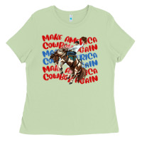 Matcha make america cowboy again Ladies Tee - MaliasSmallBusiness