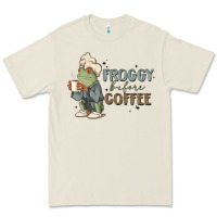 Bone froggy before coffee Premium Tee - MaliasSmallBusiness