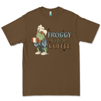 Cacao froggy before coffee Premium Tee - MaliasSmallBusiness