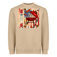 Mushroom red white and bbq usa flag Heavyweight Sweatshirt - TumblerDesignByShophia