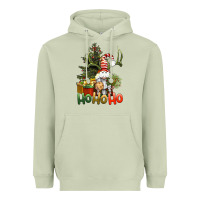 Ho Ho Ho Christmas Gnome Heavyweight Hoodie | Teevron