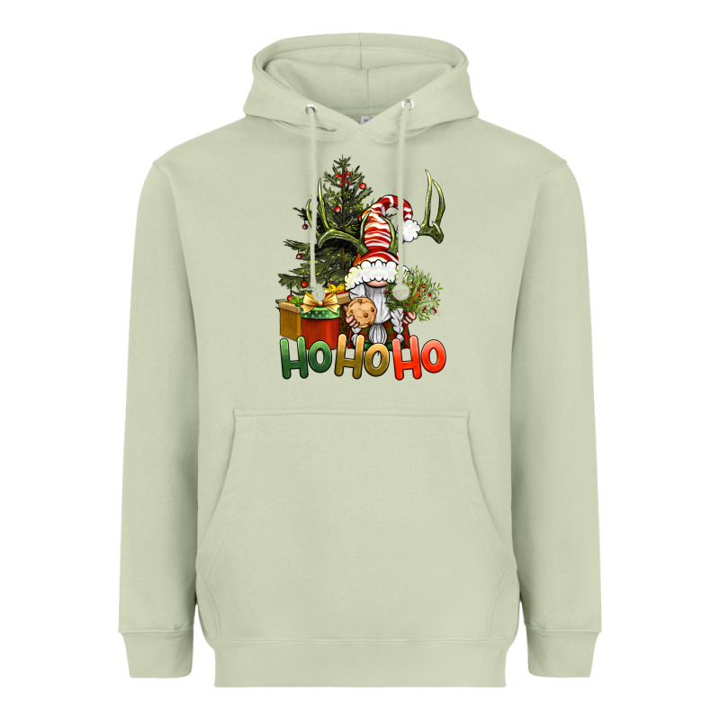 Ho Ho Ho Christmas Gnome Heavyweight Hoodie by BundleAndBundleShop | Teevron
