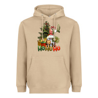 Mushroom Ho Ho Ho Christmas Gnome Heavyweight Hoodie - BundleAndBundleShop