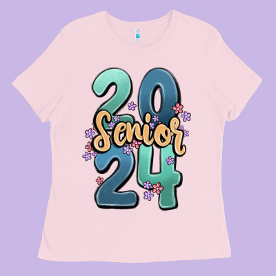 Senior 2024 Ladies Tee Designed By Maliassmallbusiness