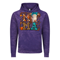 Cloud Purple Western Fall Cow Mama Vintage Hoodie - LillyAllenDesigns