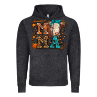 Vintage Black Western Fall Cow Mama Vintage Hoodie - LillyAllenDesigns