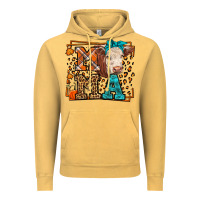 Vintage Mustard Western Fall Cow Mama Vintage Hoodie - LillyAllenDesigns
