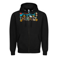 Black occupational therapy Zipper Hoodie - OliviaCreatesArt