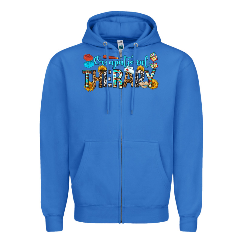 Occupational Therapy Zipper Hoodie by OliviaCreatesArt | Teevron