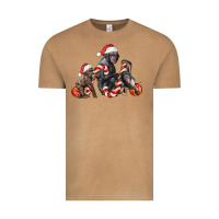 Vintage Camel christmas chimpanzee and gorilla Vintage Tee - LillyAllenDesigns