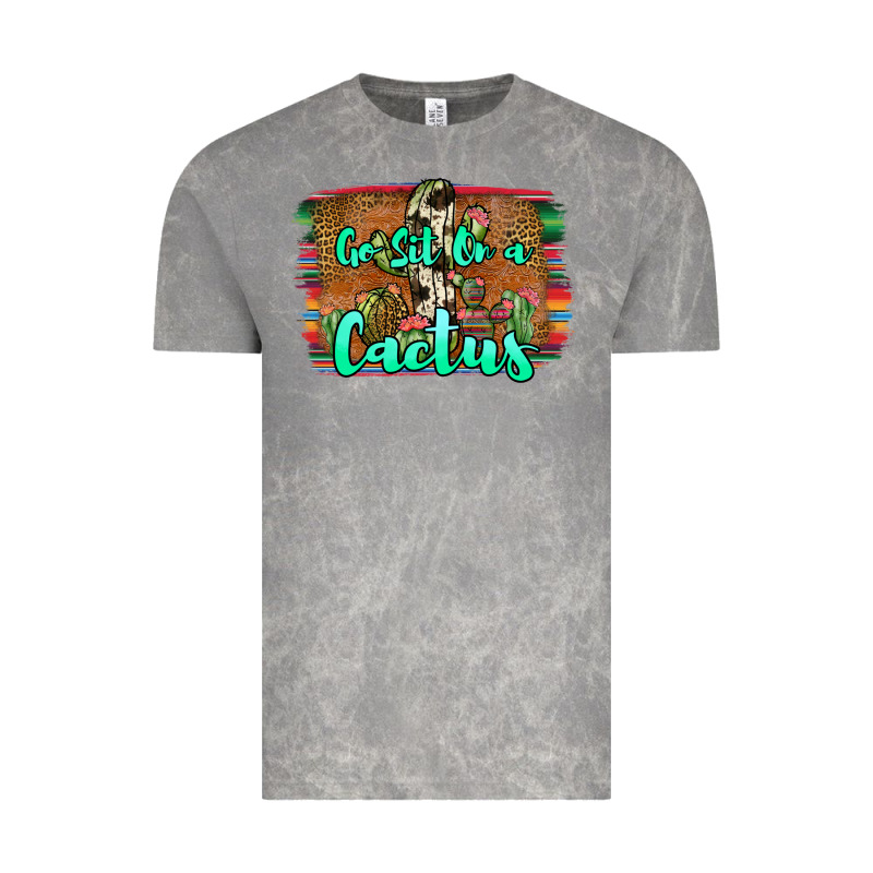 Go Sit On A Cactus Vintage Tee by JahusDesignShop | Teevron