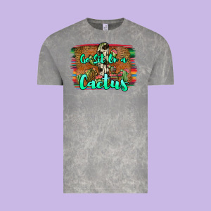 Go Sit On A Cactus Vintage Tee Designed By Jahusdesignshop