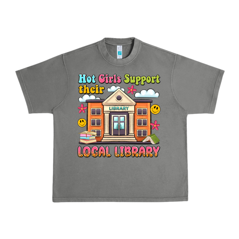 Hot Girls Support Their Local Library Urban Heavy Tee by Artiststas | Teevron