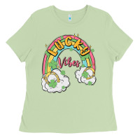 Matcha lucky vibes Ladies Tee - MaliasSmallBusiness