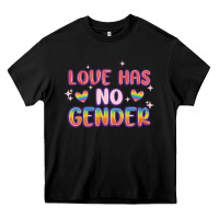 Black love no gender Heavy Core Tee - MaliasSmallBusiness