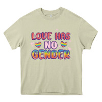Mossy love no gender Heavy Core Tee - MaliasSmallBusiness