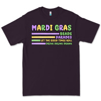 Plum mardi gras beads Premium Tee - MaliasSmallBusiness