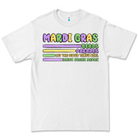 White mardi gras beads Premium Tee - MaliasSmallBusiness