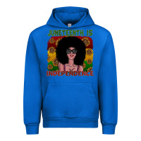 Cobalt juneteenth is independence Urban Hoodie - SublimationCraftShop