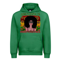 Emerald juneteenth is independence Urban Hoodie - SublimationCraftShop