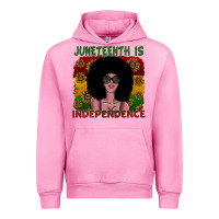 Fuchsia Pink juneteenth is independence Urban Hoodie - SublimationCraftShop