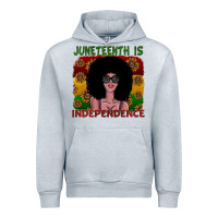 Heather Grey juneteenth is independence Urban Hoodie - SublimationCraftShop