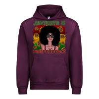 Mauve Wine juneteenth is independence Urban Hoodie - SublimationCraftShop